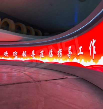 三一重工展示廳LED高清大屏（píng）
