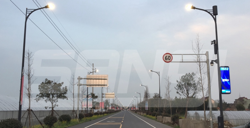 浙江大雲溫泉大道智慧路燈