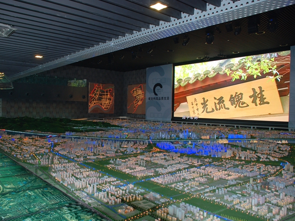 杭州城市（shì）規劃展示館室內全彩顯示屏