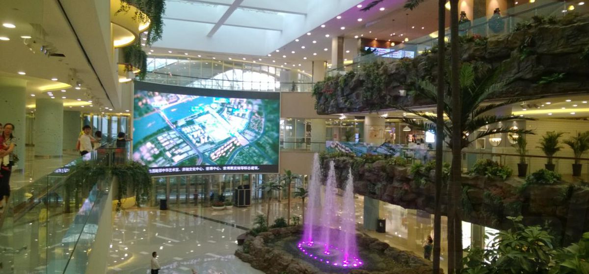 上海世博源室（shì）內全彩led顯示屏
