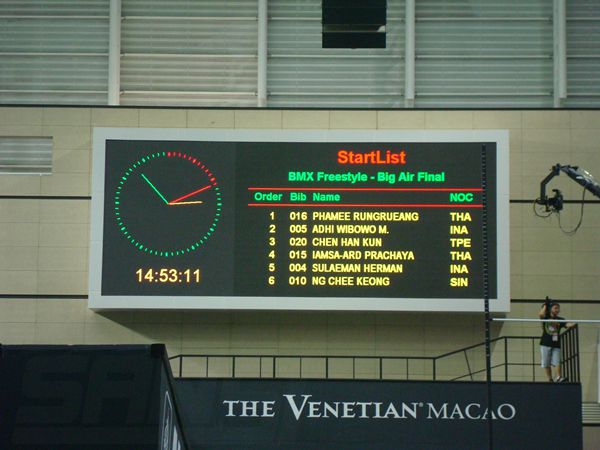澳門科技大學體育場全彩led室內（nèi）顯示屏