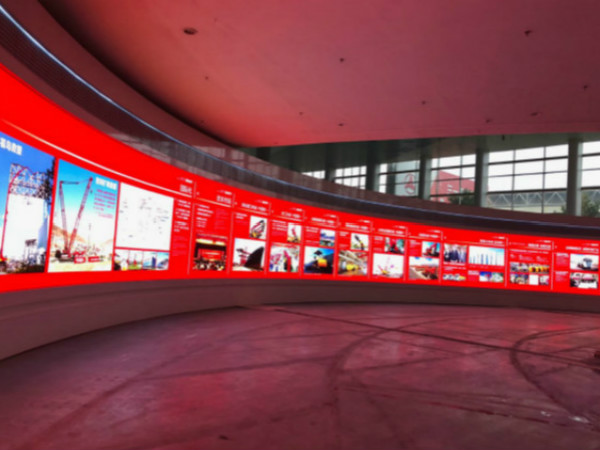 三一重工展示（shì）廳LED高（gāo）清大屏