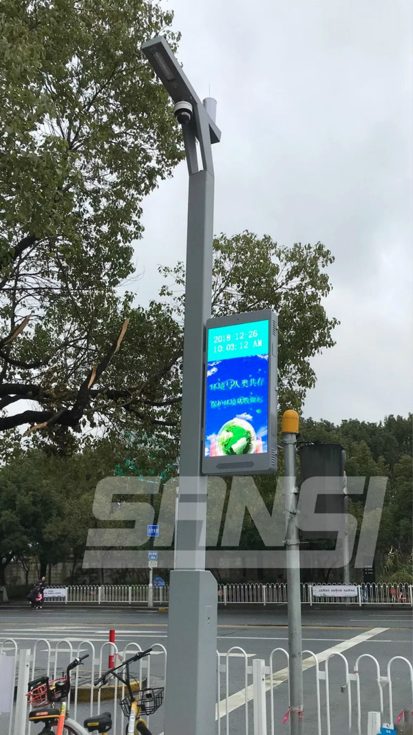 上海莘（shēn）莊商務區智慧路燈項目