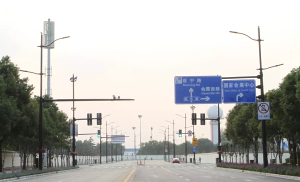 多杆合一標杆項目：上海進博會