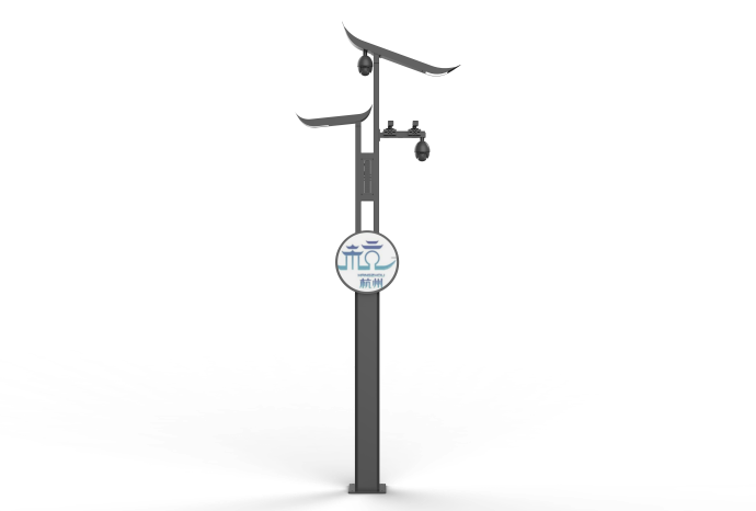 杭州西湖湖濱路智慧路燈杆型（xíng）