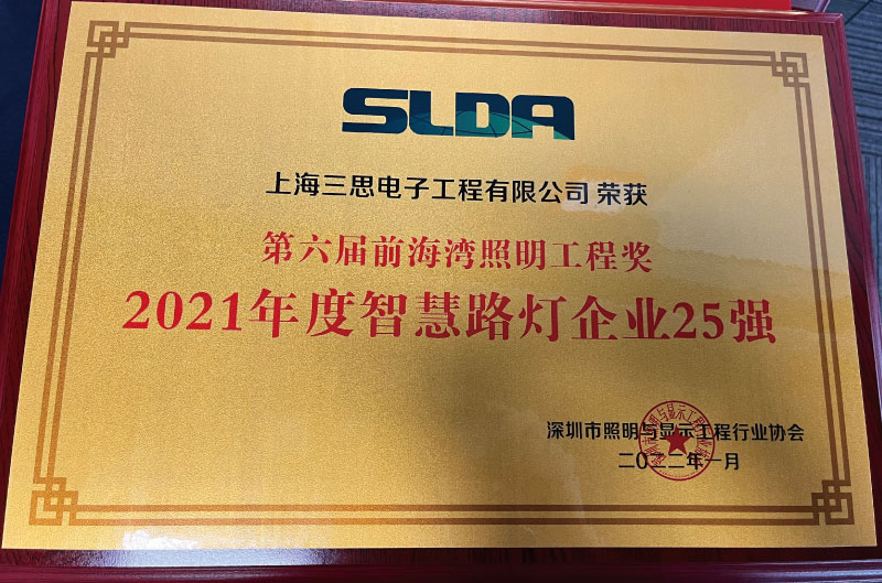 智慧路（lù）燈企業25強