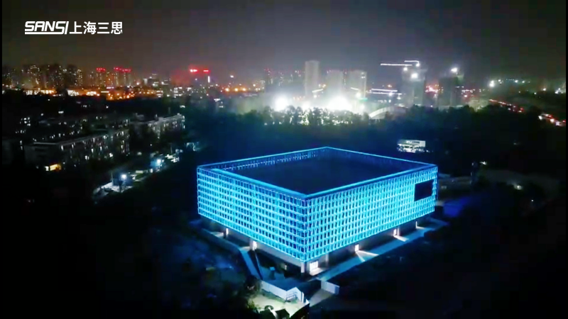 新看點,成都城東,體育公園,建築,泛光,顯（xiǎn）示方案
